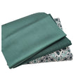Trachten Stoffpaket wasserblau und Ornamente mit Schürze