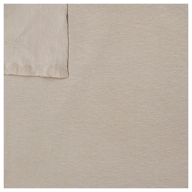 Baumwolljersey uni beige