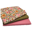 Trachten Stoffpaket in schilfgrün und blush mit Blumen Schürze