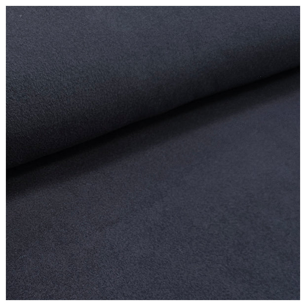 Baumwoll Fleece uni marine