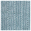 Zopf Jacquard/ Jersey petrolgrün