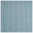 Zopf Jacquard/ Jersey petrolgrün