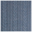 Zopf Jacquard/ Jersey blau