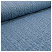 Zopf Jacquard/ Jersey blau