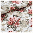 Baumwollsatin Siena Blumen altrosa, mauve und olive