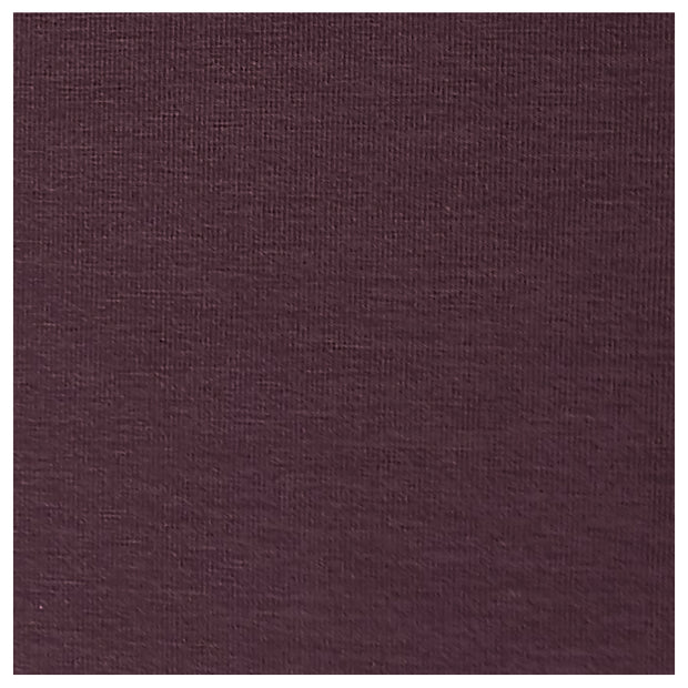 Baumwolljersey uni aubergine