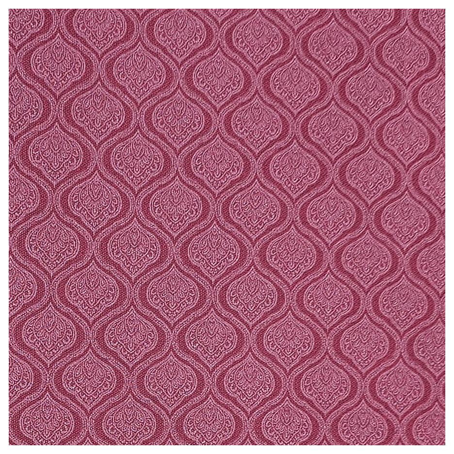 Baumwoll-Köper Ornamente Halbdruck fuchsia