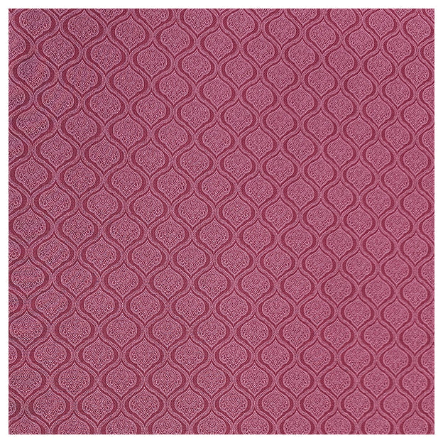 Baumwoll-Köper Ornamente Halbdruck fuchsia
