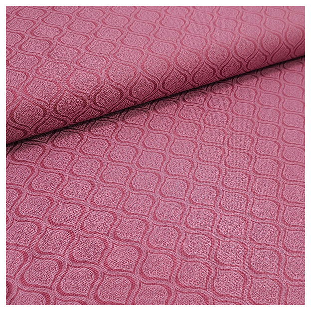 Baumwoll-Köper Ornamente Halbdruck fuchsia