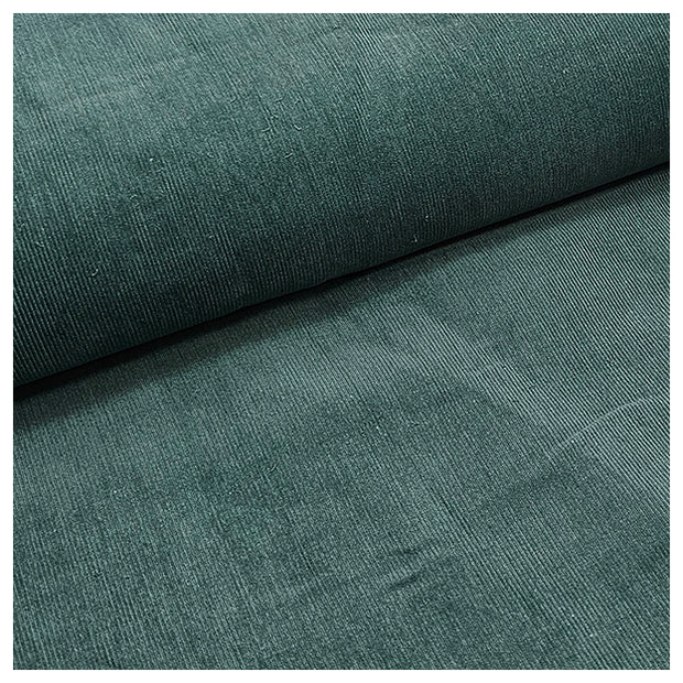 Babycord leicht petrol