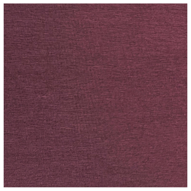 Baumwolljersey uni dark mauve