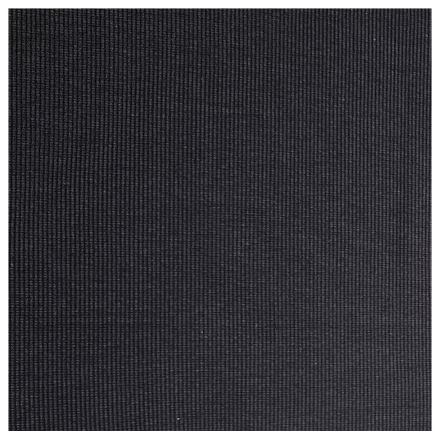 Rippjersey schwarz