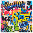 Alpenfleece Graffiti