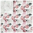 Baumwollsatin Rosen rosa und altrosa