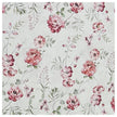 Baumwollsatin Blumen rosa