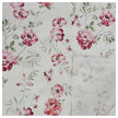 Baumwollsatin Blumen rosa