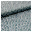Baumwollsatin Halbdruck kleine Ornamente petrol