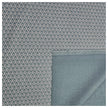 Baumwollsatin Halbdruck kleine Ornamente petrol
