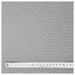 Baumwollsatin Halbdruck kleine Ornamente silbergrau
