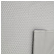 Baumwollsatin Halbdruck kleine Ornamente silbergrau