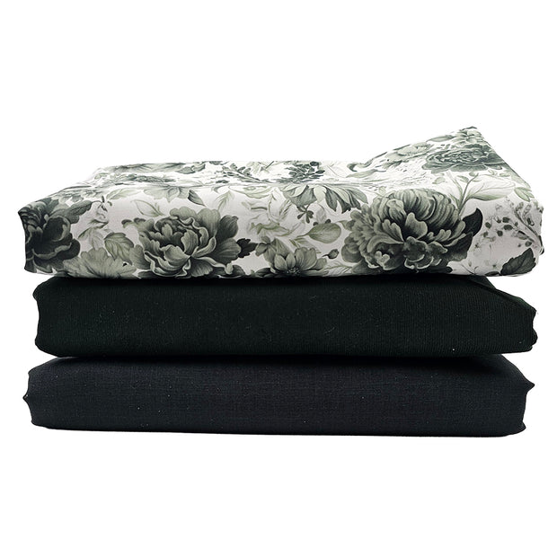 Trachten Stoffpaket mit Babycord in waldgrün und passender Schürze