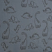French Terry Dinosaurier indigoblau
