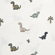 Jersey Dinosaurier mit Pflanzen wollweiß
