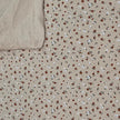 Jersey Blumen beige