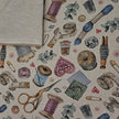 Canvas Leinen-Optik Nähutensilien
