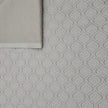 Baumwoll-Köper Ornamente Halbdruck kiesel