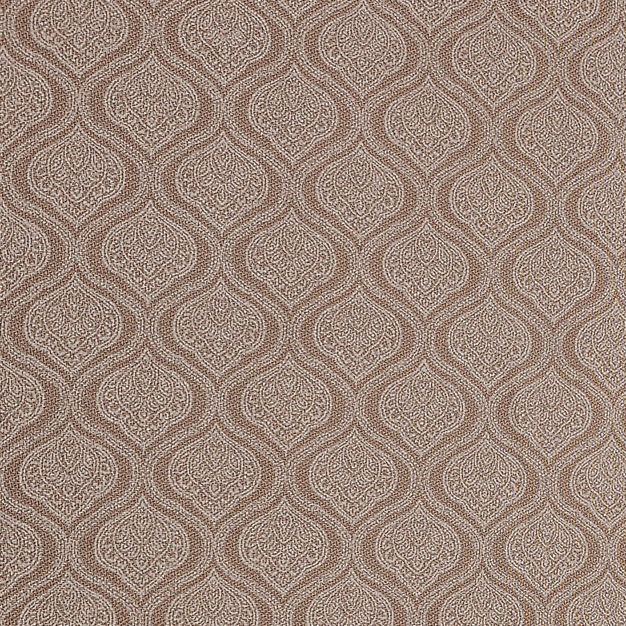 Baumwoll-Köper Ornamente Halbdruck nougat