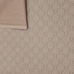 Baumwoll-Köper Ornamente Halbdruck nougat
