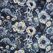 Canvas fein Rosen blau