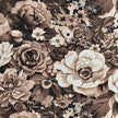 Canvas fein Rosen camel