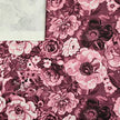 Canvas fein Rosen burgunder