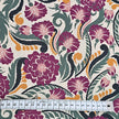 Baumwollsatin Paisley bunt