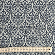 Baumwollsatin Ornamente blau und hellblau