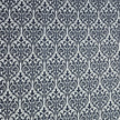 Baumwollsatin Ornamente blau und hellblau