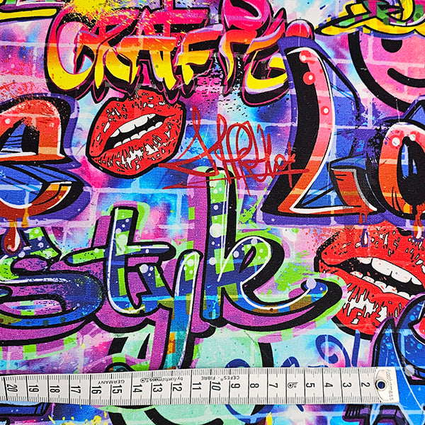 French Terry graffiti