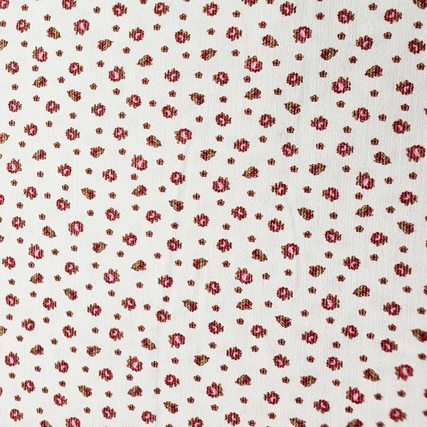 Babycord Blumen altrosa