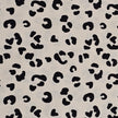Babycord Leoprint naturweiß