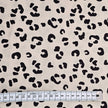 Babycord Leoprint naturweiß