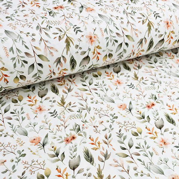 Jersey Floral ecru