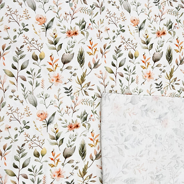 Jersey Floral ecru