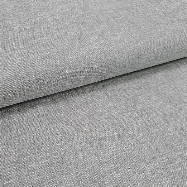 Leinen Baumwolle grau