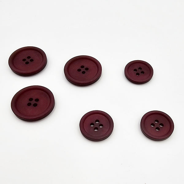 Knopf bordeaux verschiedene Größen