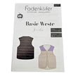 Papierschnittmuster Basic Weste Kinder Größe 74-164