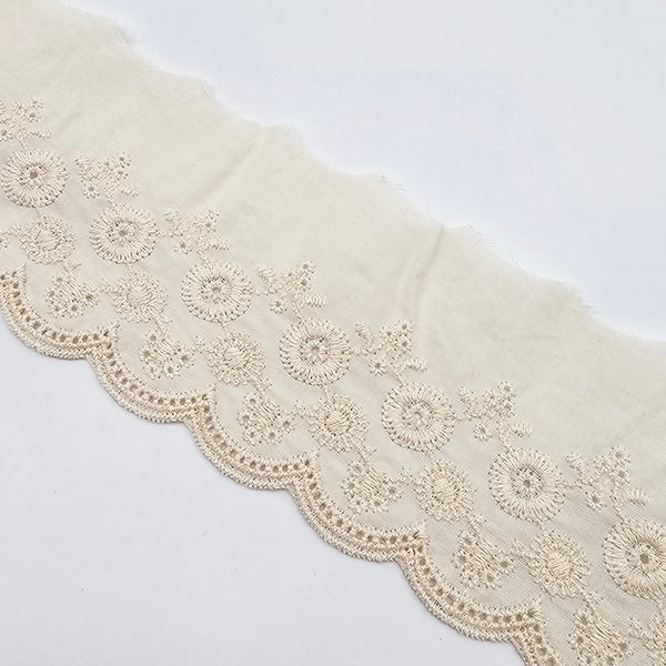 Festonspitze 80mm ecru