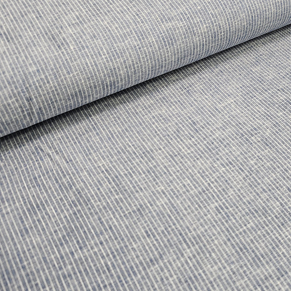 Leinen Baumwolle Streifen royal