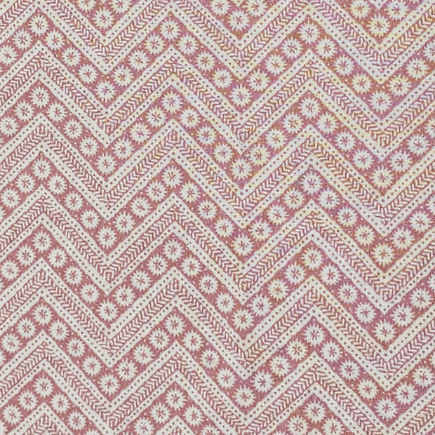 Baumwolle geometrisches Muster rosa
